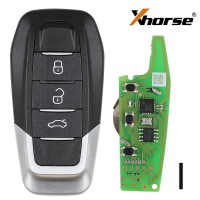 Xhorse XKFEF5EN Universal Wire Remote Key Ferrari 3 Buttons Bright Black English 5pcs/lot