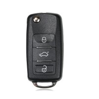 Xhorse XEB510EN Super Remote Key VW B5 Flip 3 Button Built-in XT27B Super Chip English 5pcs/lot