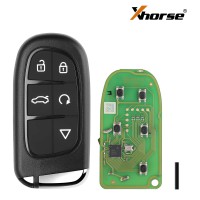 XHORSE XSJP01EN XM38 Smart Remote Key for Jeep Type 5 Buttons 5pcs/lot