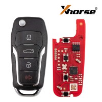 XHORSE XKFO21EN for Ford 2nd Generation Smart Key 4 Buttons Universal Remote Key 5pcs/lot