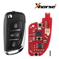 Xhorse XKDS20EN 2nd Generation Wired Remote Key DS Style 3 Buttons 5pcs/lot