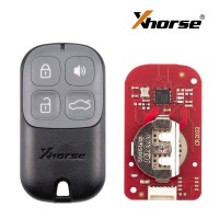 Xhorse XKXH20EN 2nd Generation Garage Remote Key Black Color 4 Buttons 5pcs/lot