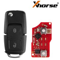 Xhorse XKB528EN 2nd Generation Wire Remote B5 Style 2 Buttons 5pcs/lot