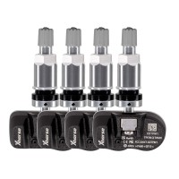 4pcs Xhorse XDTPM1EN 315MHz+433MHz 2 in 1 Universal Programmable TPMS Sensor