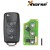 Xhorse XKB510EN Wire Remote Key VW B5 Flip 3 Buttons Waterproof English 5pcs/lot