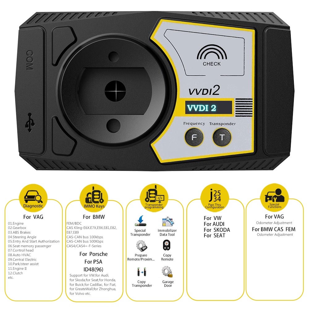 Xhorse VVDI2 Full Version All 13 Software Activated + Xhorse Mini Key Tool 
