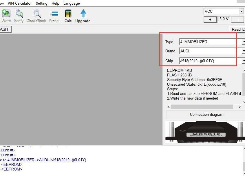 Xhorse AUDI C6 Q7 A6 Steer Column Module J518 ELV Emulator 