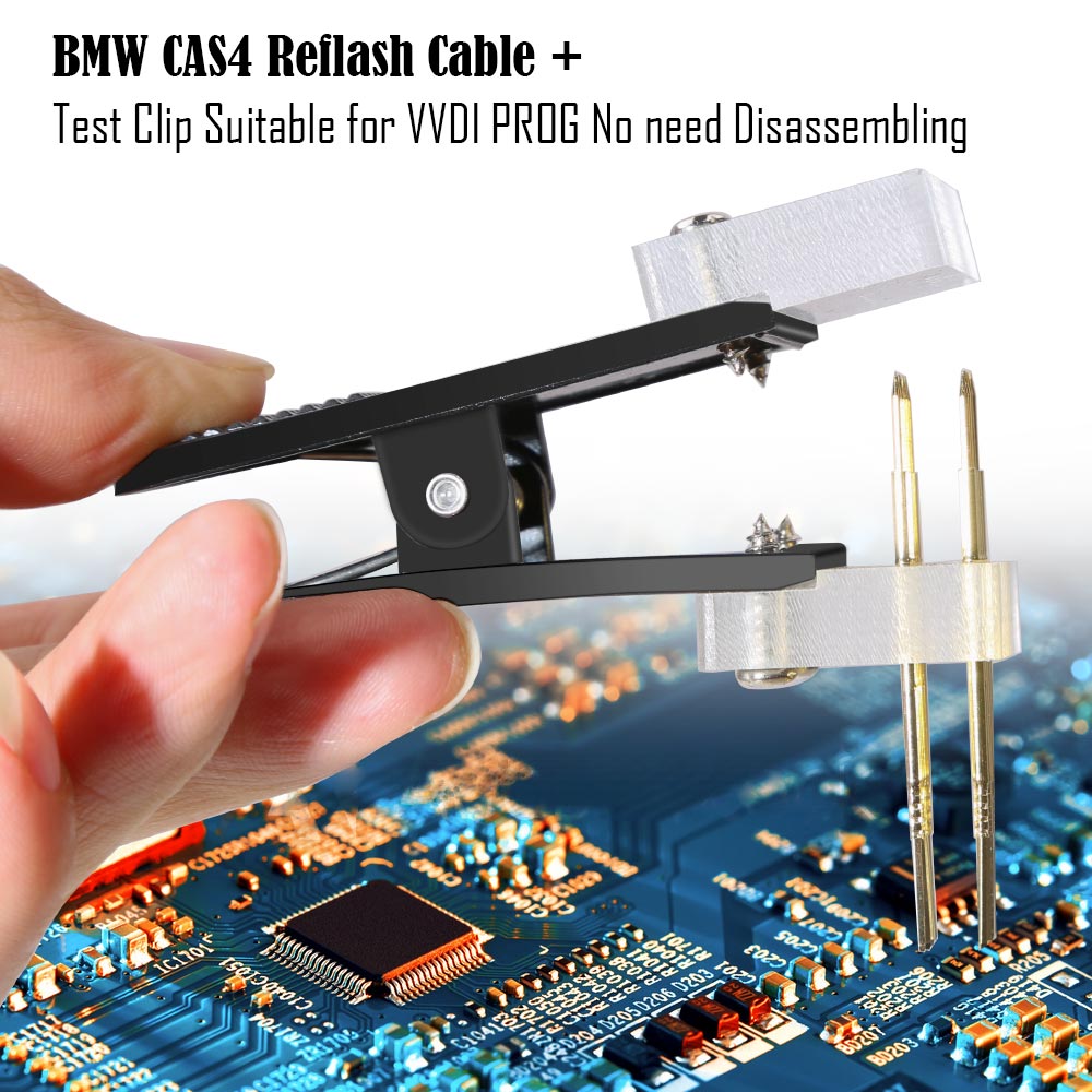 BMW CAS4 Data Reading Socket Adapter + Clip + Wire