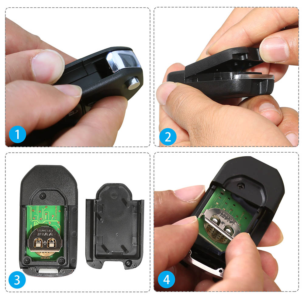 XHORSE Wireless Remote Key Fob 3 Buttons for Honda