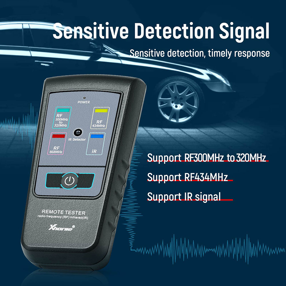 XHORSE Remote Tester Radio Frequency (RF) Infrared (IR)