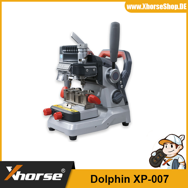 2025 Xhorse Dolphin XP007 XP-007 Manually Key Cutting Machine With Built-in Lithium Battery Easy to Carry
