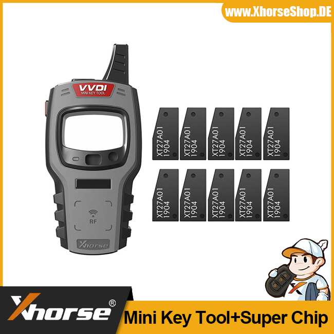 2025 Xhorse VVDI Mini Key Tool Global Version With Free 10pcs VVDI Super Chip Transponder