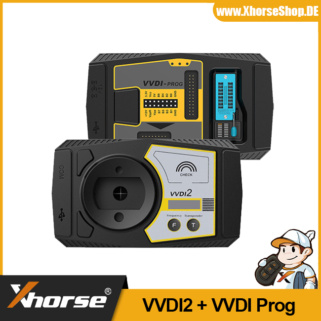 2024 Xhorse VVDI2 Full Version (Total 13 Authoraztions Included) Plus VVDI Prog Programmer