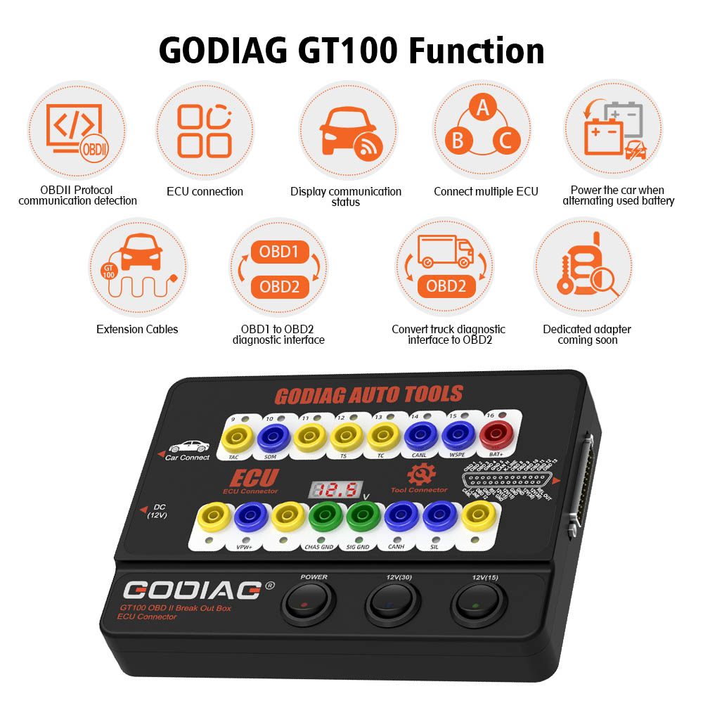 GODIAG GT100 with BMW CAS4 CAS4+ and FEM BDC Test Platform