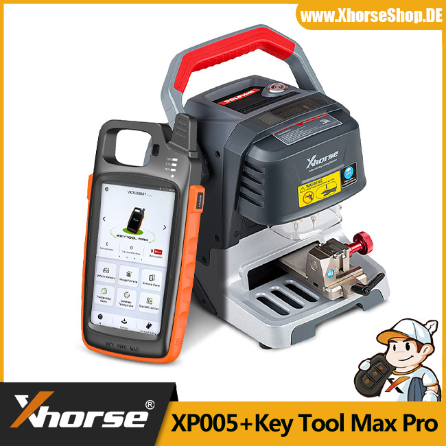 2025 Xhorse Dolphin XP005 XP-005 Automatically Key Cutting Machine Plus VVDI Key Tool Max Pro As a Screen