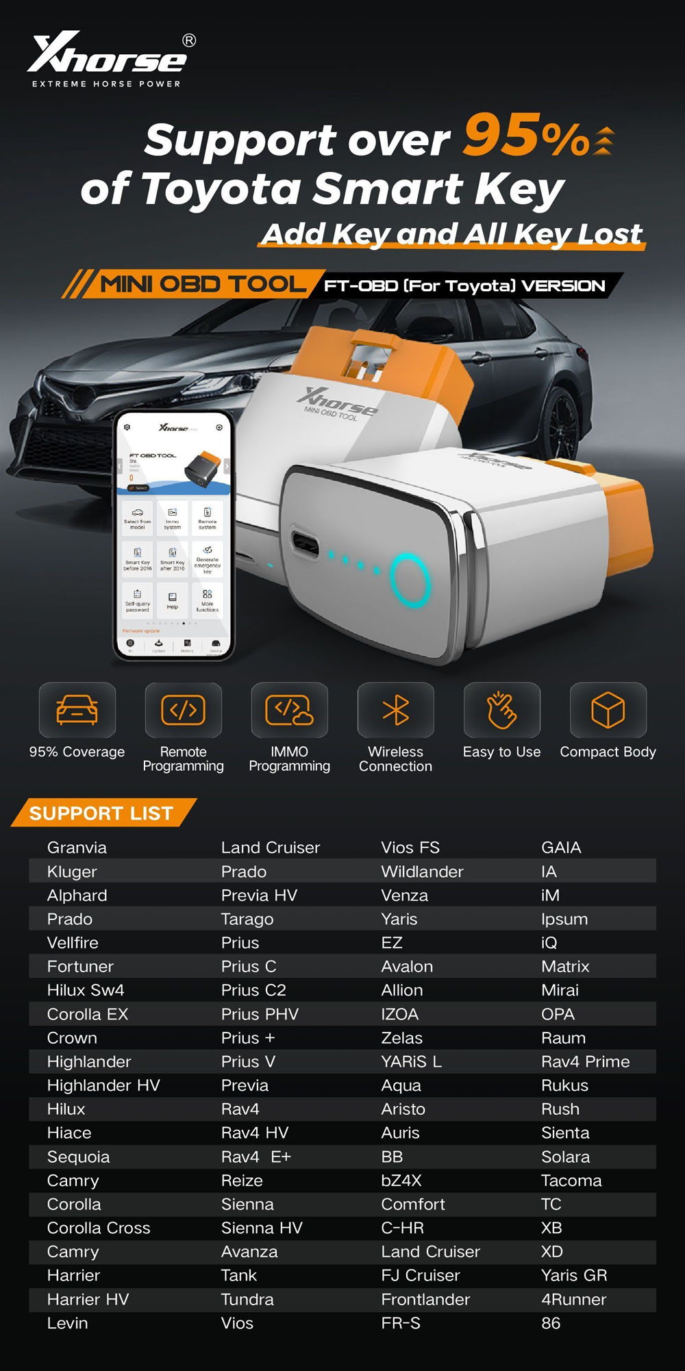 Xhorse FT-OBD MINI OBD Tool