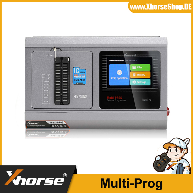 2025 Xhorse Multi-Prog Programmer Pro-Level ECU TCU Programmer with Free MQB48 License Update Version of VVDI Prog