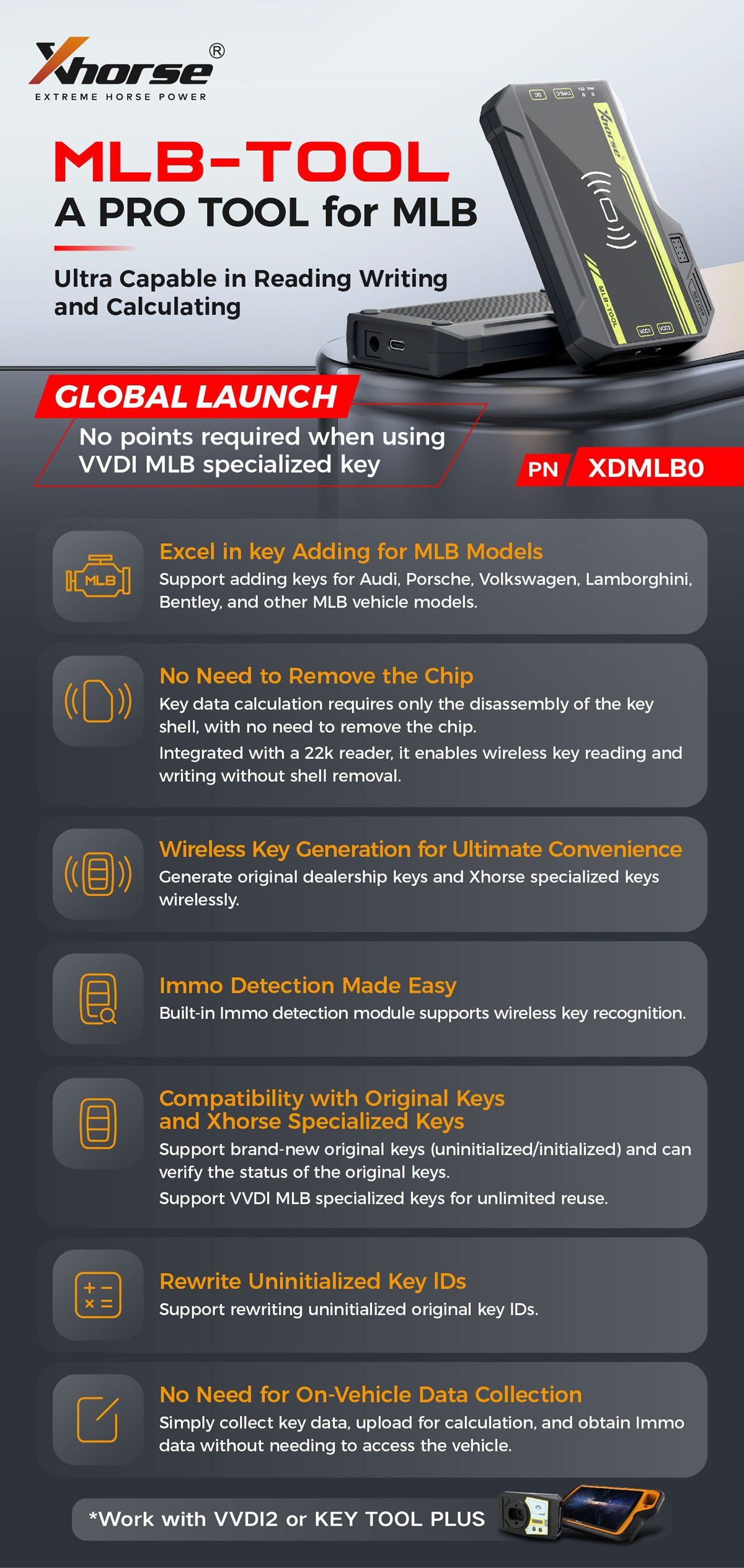 Xhorse XDMLB0 VVDI MLB Tool