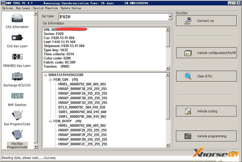 User Manual of VVDI BIMTool Pro BMW E F G Programming & Coding