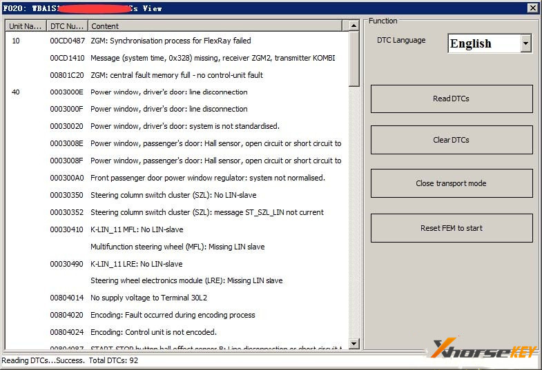 User Manual of VVDI BIMTool Pro BMW E F G Programming & Coding